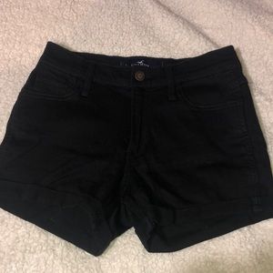 Black Hollister Jean shorts